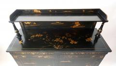 English William IV Chinoiserie Painted Chiffonier form Cabinet circa 1835 - 4550193