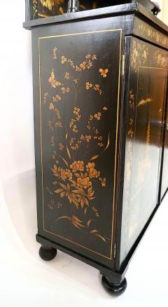 English William IV Chinoiserie Painted Chiffonier form Cabinet circa 1835 - 4550195
