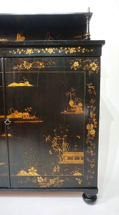 English William IV Chinoiserie Painted Chiffonier form Cabinet circa 1835 - 4550197