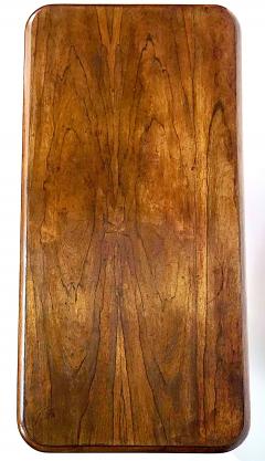 English William IV Neoclassical Rosewood Pedestal Form Library Table circa 1835 - 4494676