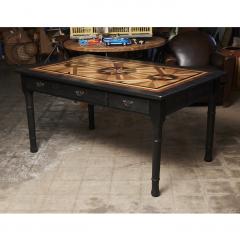 English Writing Table with Parquetry top - 4022497