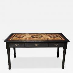 English Writing Table with Parquetry top - 4023186