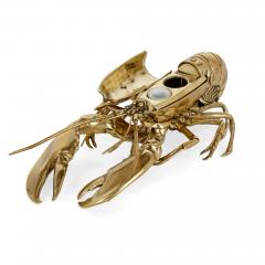 English brass inkwell in the form of a lobster - 1558840