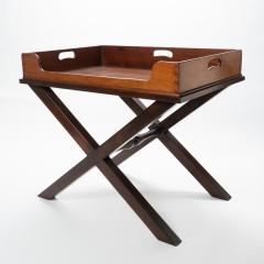 English mahogany butler s tray table - 1922226