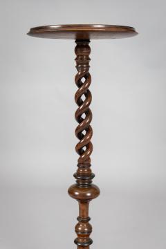English or French Walnut Torchere Plant Stand - 3056969