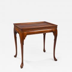 English or Irish Mahongany Tray Top Tea Table - 1806882