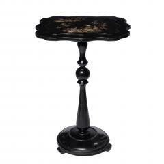 English papier mach tilt top candle stand 1860 - 2324900