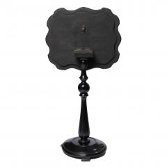 English papier mach tilt top candle stand 1860 - 2324904