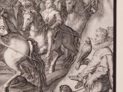 Engraving Allegory of the Triumph of the Netherlands over Spain Printed 1600 - 2223476