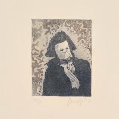 Engraving of a Venetian Gentleman Dated 1982 - 4154246
