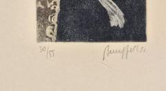 Engraving of a Venetian Gentleman Dated 1982 - 4154247