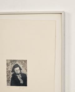 Engraving of a Venetian Gentleman Dated 1982 - 4154248