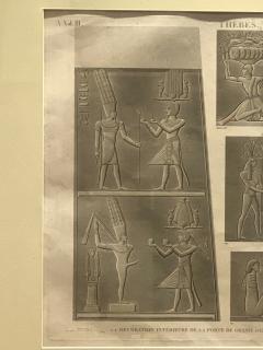 Engraving of an Egyptian Monument France Circa 1810 - 1486638