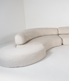 Ennio Chiggio Mid Century Modern Sofa by Ennio Chiggio for Nikol International 1970s - 3738167