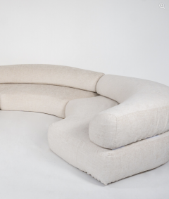 Ennio Chiggio Mid Century Modern Sofa by Ennio Chiggio for Nikol International 1970s - 3738168