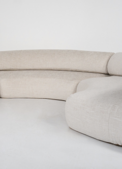 Ennio Chiggio Mid Century Modern Sofa by Ennio Chiggio for Nikol International 1970s - 3738169