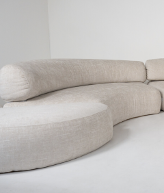 Ennio Chiggio Mid Century Modern Sofa by Ennio Chiggio for Nikol International 1970s - 3738170