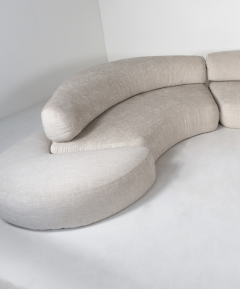 Ennio Chiggio Mid Century Modern Sofa by Ennio Chiggio for Nikol International 1970s - 3738171