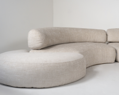 Ennio Chiggio Mid Century Modern Sofa by Ennio Chiggio for Nikol International 1970s - 3738173