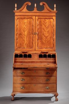 Enoch Poor Chippendale Serpentine Front Secretary attributed to Enoch Poor - 477887