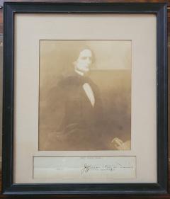 Enoch Wood Perry Jr Very Rare Jefferson Davis Portrait Engraving as a Young Man by EW Perry - 3374658