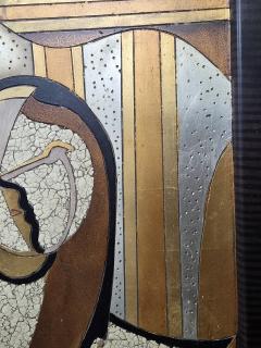 Enrico Baj 1970s Italian Mixed Media Panels Inspired by Picassos Marie Th r se Portraits - 4644778