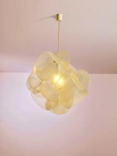 Enrico Botta Enrico Botta Fiberglass pendant light by Sundown Edition Italy 1968 - 3722973