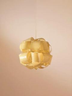 Enrico Botta Spire Fiberglass Ceiling Light by Enrico Botta for Diner Italy 1970s - 3469259