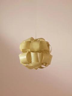 Enrico Botta Spire Fiberglass Ceiling Light by Enrico Botta for Diner Italy 1970s - 3469260