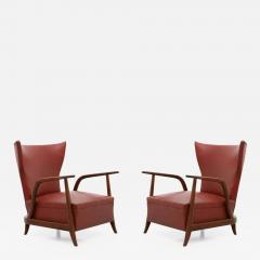 Enrico Ciuti Enrico Ciuti 1950s pair of rare armchairs in maple wood  - 2417459