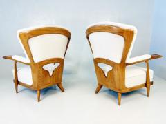 Enrico Ciuti Pair of Lounge Chairs by Enrico Ciuti - 4440231