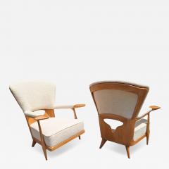 Enrico Ciuti Pair of Lounge Chairs by Enrico Ciuti - 4494943