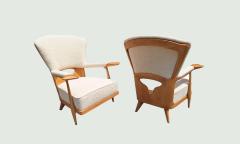Enrico Ciuti Pair of Lounge Chairs by Enrico Ciuti - 4494952