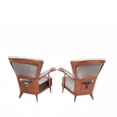 Enrico Ciuti Rare Pair of Easy Chairs by Enrico Ciuti - 981932