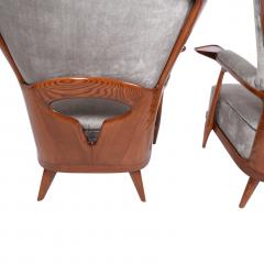 Enrico Ciuti Rare Pair of Easy Chairs by Enrico Ciuti - 981940
