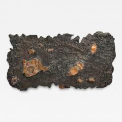 Enrico Donati Large Brutalist Patinated Bronze Wall Sculpture by Enrico Donati - 4426353