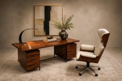 Enrico Furio Dominici Table lamp with glass base and painted aluminum structure Enrico Furio Dominici - 4596955