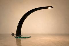 Enrico Furio Dominici Table lamp with glass base and painted aluminum structure Enrico Furio Dominici - 4596962