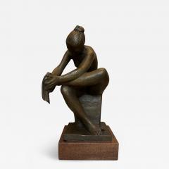 Enrique G Alferez Seated Bather Washing Foot - 3789553