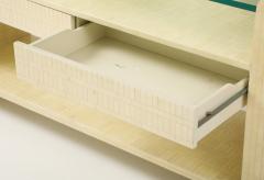 Enrique Garcel 1980s Ivory Colored Tessellated Bone Console Table - 4300625