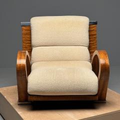 Enrique Garcel Art Deco Lounge Accent Chair James Rosen for Pace Macassar Ebony Labeled - 3382012