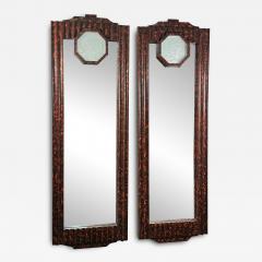 Enrique Garcel EXCEPTIONAL CUSTOM ART DECO REVIVAL GLASS CAMEO MIRRORS BY ENRIQUE GARCEL - 3637274