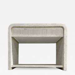 Enrique Garcel Enrique Garcel Tessellated Bone Waterfall Side End Table 1970 - 3243902