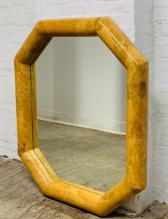 Enrique Garcel Horn Inlay Octagonal Mirror by Enrique Garcel - 1067136