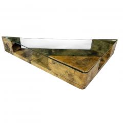 Enrique Garcel Lacquered Goatskin Triangular Coffee Table 1991 - 4428105