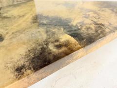 Enrique Garcel Lacquered Goatskin Triangular Coffee Table 1991 - 4428112