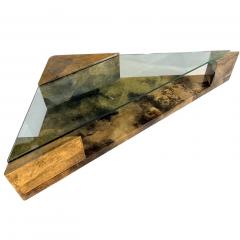 Enrique Garcel Lacquered Goatskin Triangular Coffee Table 1991 - 4428182