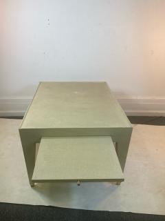 Enrique Garcel MODERN LINEN EXTENDING SHELVES COFFEE TABLE - 2080246
