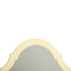 Enrique Garces Elegant Mirror in Tessellated Bone 1970s - 2337994