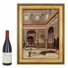 Enrique Roldan Orientalist Oil Painting of the Alc zar of Seville by Enrique Rold n - 4622191